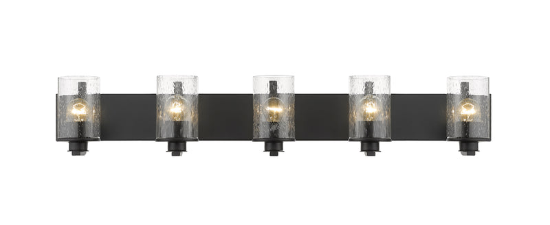 Beckett 5 Light 42" Vanity in Matte Black