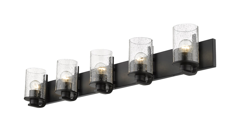 Beckett 5 Light 42" Vanity in Matte Black