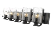 Beckett 5 Light 42" Vanity in Matte Black