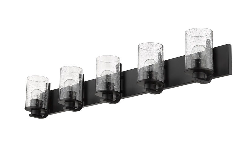 Beckett 5 Light 42" Vanity in Matte Black