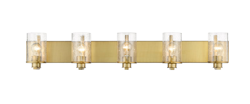 Beckett 5 Light 42" Vanity in Olde Brass