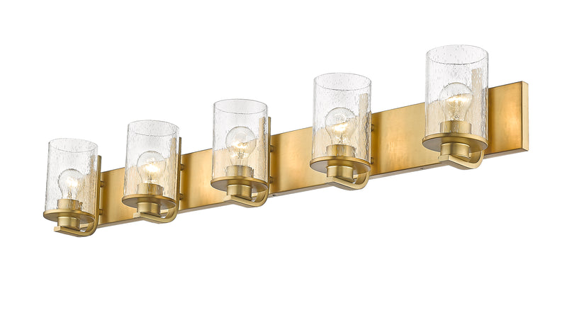 Beckett 5 Light 42" Vanity in Olde Brass
