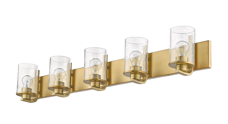 Beckett 5 Light 42" Vanity in Olde Brass