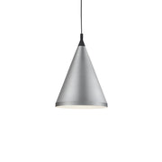 Dorothy 16" Pendant in Brushed Nickel With Black Detail