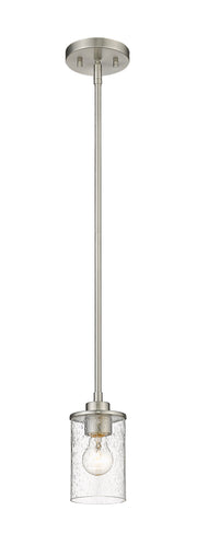 Beckett 1 Light 5.25" Pendant in Brushed Nickel