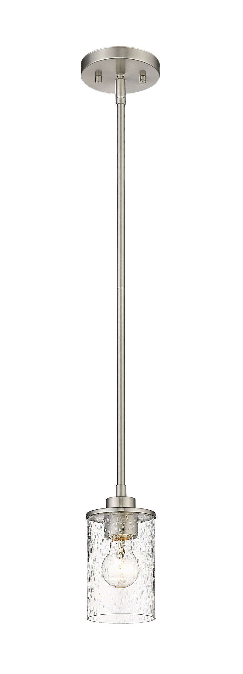 Beckett 1 Light 5.25" Pendant in Brushed Nickel