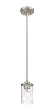 Beckett 1 Light 5.25" Pendant in Brushed Nickel