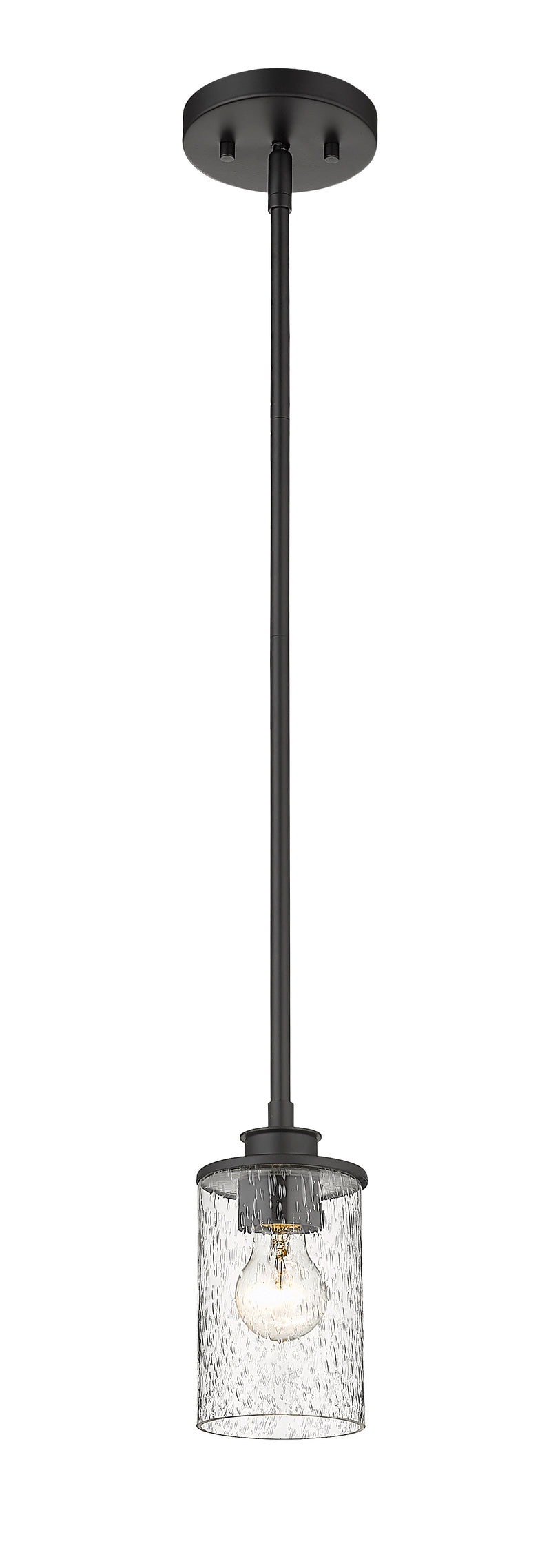 Beckett 1 Light 5.25" Pendant in Matte Black