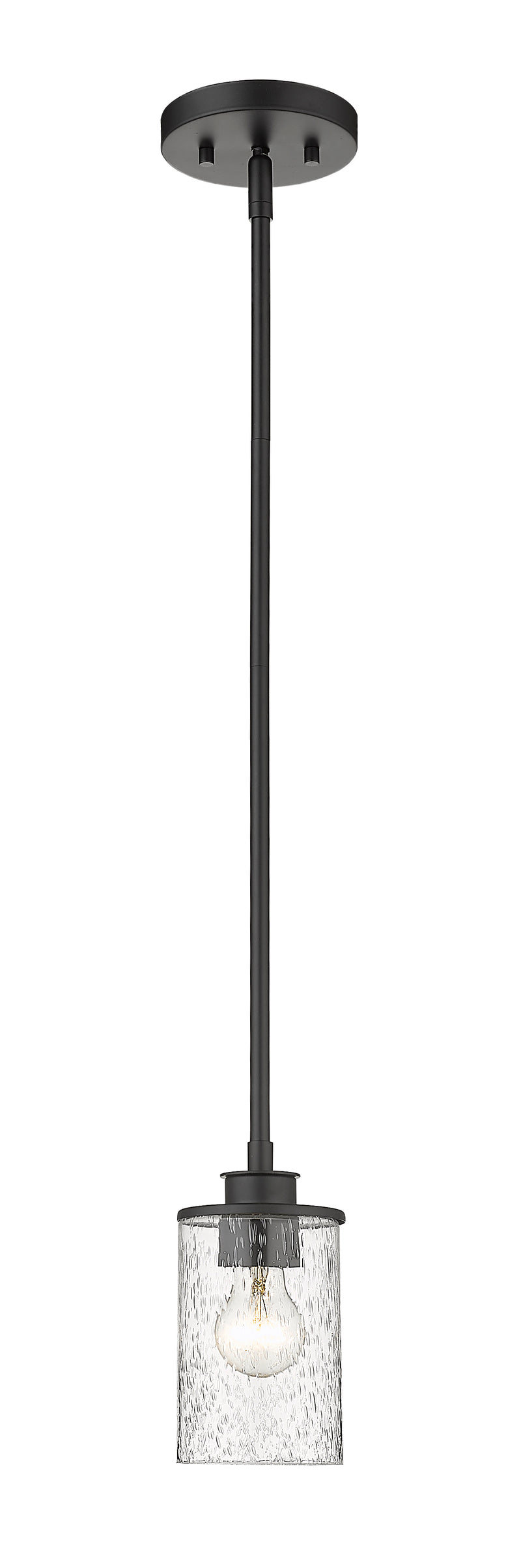 Beckett 1 Light 5.25" Pendant in Matte Black