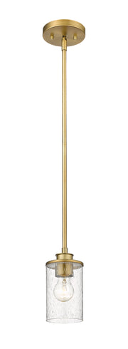 Beckett 1 Light 5.25" Pendant in Olde Brass