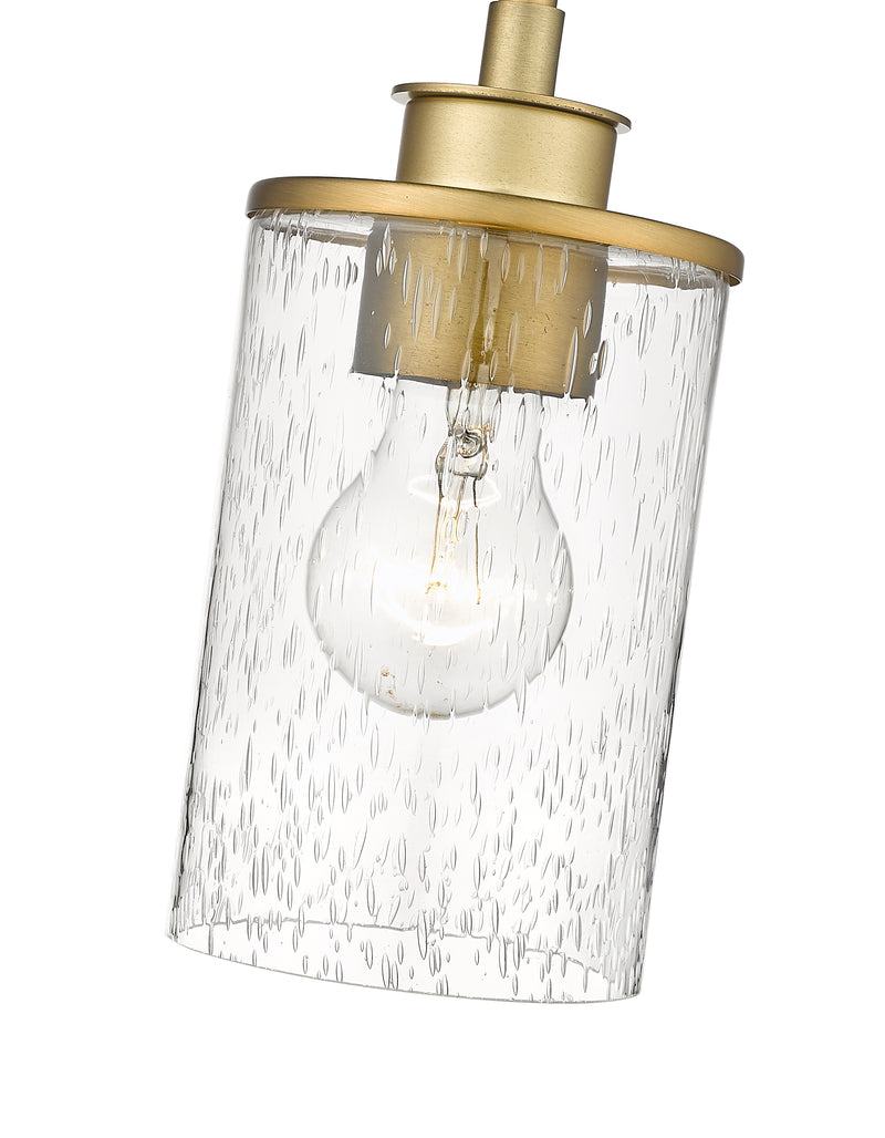 Beckett 1 Light 5.25" Pendant in Olde Brass