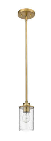 Beckett 1 Light 5.25" Pendant in Olde Brass