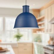 Irving 13" Pendant in Indigo Blue