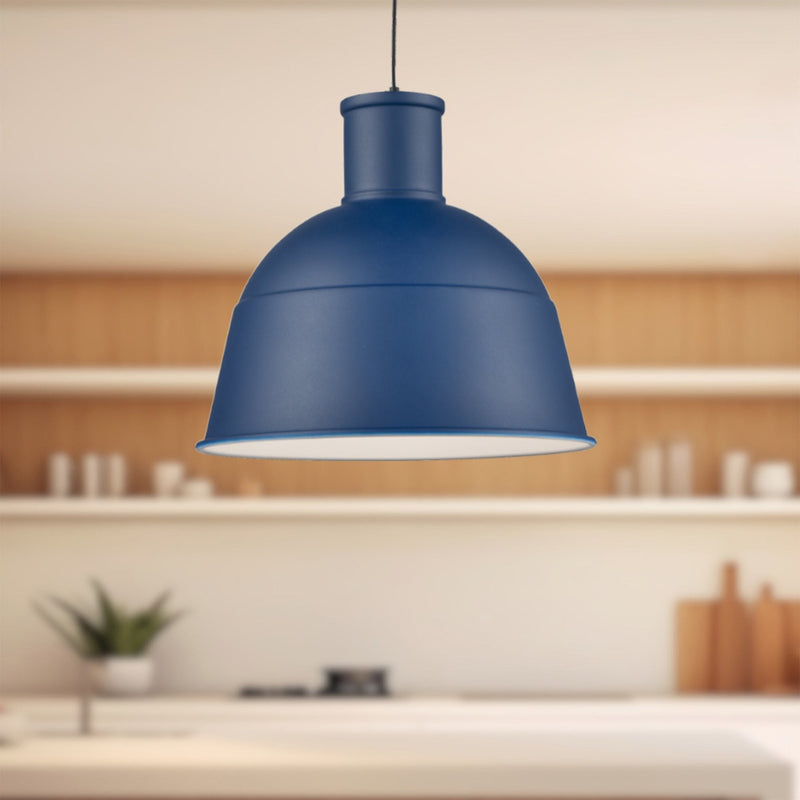 Irving 16" Pendant in Indigo Blue