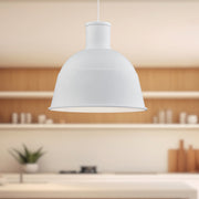Irving 16" Pendant in White