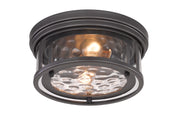 Clarion 2 Light 12" Flush Mount in Bronze