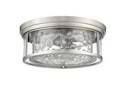 Clarion 3 Light 16" Flush Mount in Brushed Nickel