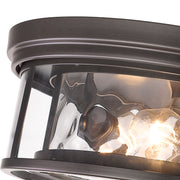 Clarion 3 Light 16" Flush Mount in Bronze