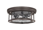 Clarion 3 Light 16" Flush Mount in Bronze