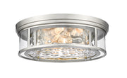 Clarion 4 Light 20.75" Flush Mount in Brushed Nickel