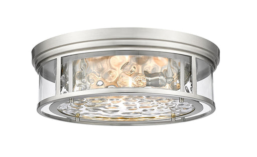 Clarion 4 Light 20.75" Flush Mount in Brushed Nickel