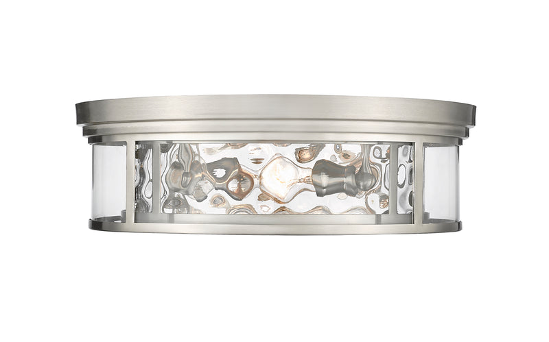 Clarion 4 Light 20.75" Flush Mount in Brushed Nickel