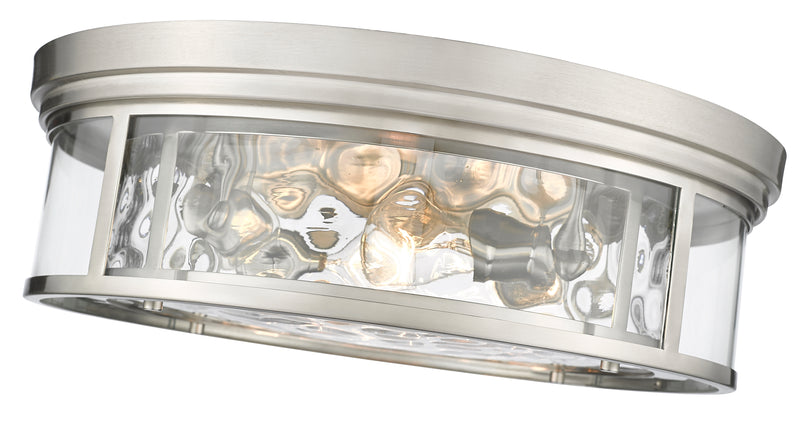 Clarion 4 Light 20.75" Flush Mount in Brushed Nickel