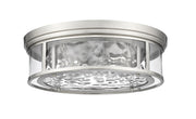 Clarion 4 Light 20.75" Flush Mount in Brushed Nickel