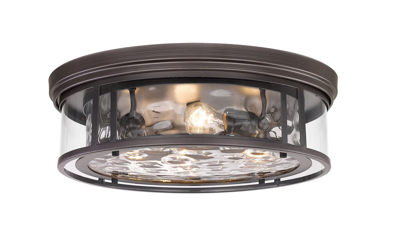 Clarion 4 Light 20.75" Flush Mount in Bronze