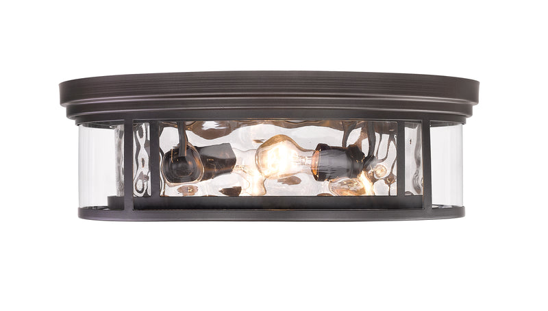 Clarion 4 Light 20.75" Flush Mount in Bronze