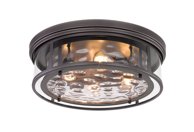 Clarion 4 Light 20.75" Flush Mount in Bronze