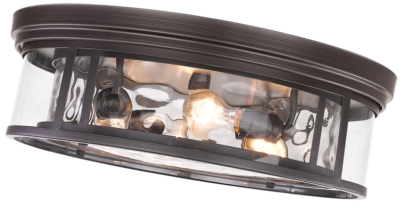 Clarion 4 Light 20.75" Flush Mount in Bronze