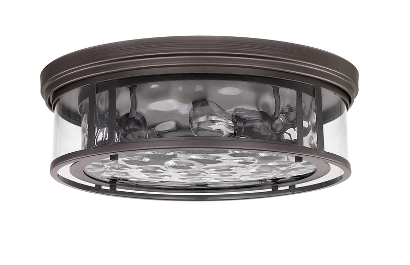 Clarion 4 Light 20.75" Flush Mount in Bronze
