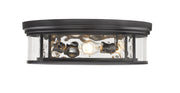 Clarion 4 Light 20.75" Flush Mount in Matte Black