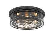Clarion 4 Light 20.75" Flush Mount in Matte Black