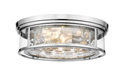 Clarion 4 Light 20.75" Flush Mount in Polished Nickel