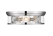 Clarion 4 Light 20.75" Flush Mount in Polished Nickel