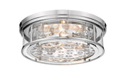 Clarion 4 Light 20.75" Flush Mount in Polished Nickel