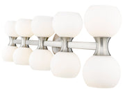 Artemis 10 Light 45" Vanity in Brushed Nickel