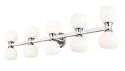 Artemis 10 Light 45" Vanity in Chrome