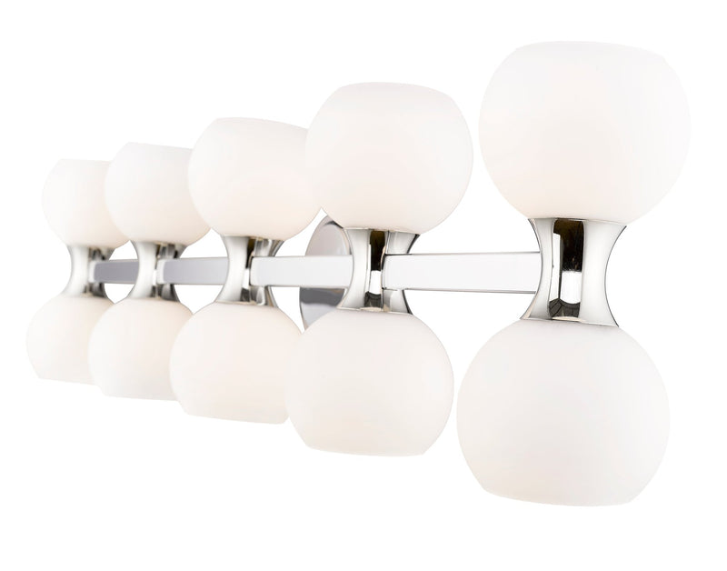 Artemis 10 Light 45" Vanity in Chrome
