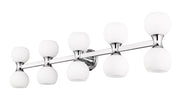Artemis 10 Light 45" Vanity in Chrome