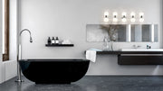 Artemis 10 Light 45" Vanity in Chrome in a room setting