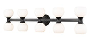 Artemis 10 Light 45" Vanity in Matte Black
