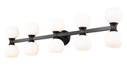 Artemis 10 Light 45" Vanity in Matte Black