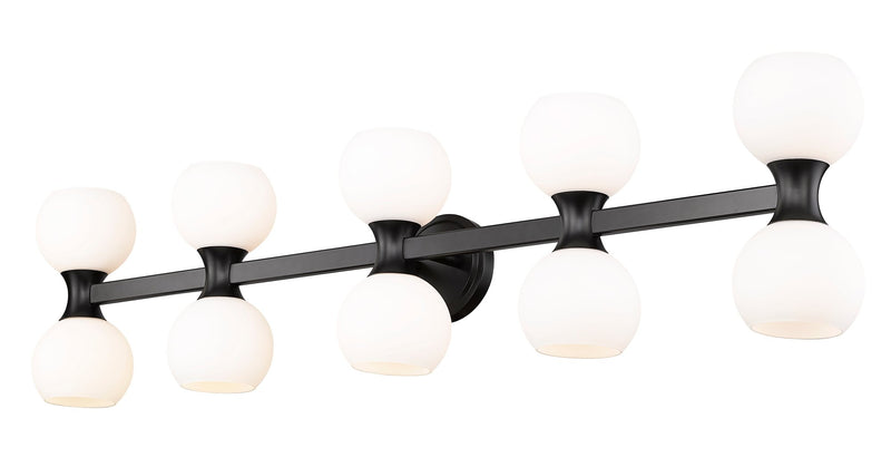 Artemis 10 Light 45" Vanity in Matte Black