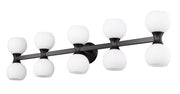 Artemis 10 Light 45" Vanity in Matte Black