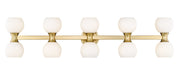 Artemis 10 Light 45" Vanity in Modern Gold