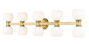 Artemis 10 Light 45" Vanity in Modern Gold