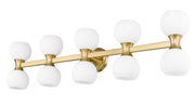 Artemis 10 Light 45" Vanity in Modern Gold